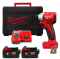 Шуруповерт ударний акумуляторний безщітковий 1/4" HEX MILWAUKEE, M18 BLIDR-502X, 190Нм (зарядний пристрій M12-18 FC, 2 акумулято (4933492843)