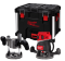 Фрезер акумулятрний кромкувальний MILWAUKEE, M18 FR12KIT-0P (цанги 8мм і 12мм, бічний упор, опорна плита, гайковий ключ, труба д (4933493305)