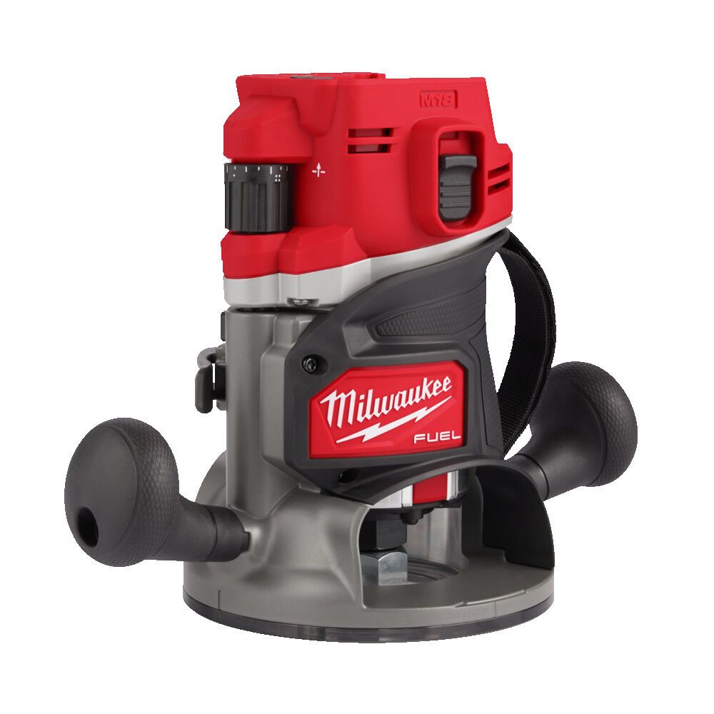 Фрезер акумулятрний кромкувальний MILWAUKEE, M18 FR12KIT-0P (цанги 8мм і 12мм, бічний упор, опорна плита, гайковий ключ, труба д (4933493305)
