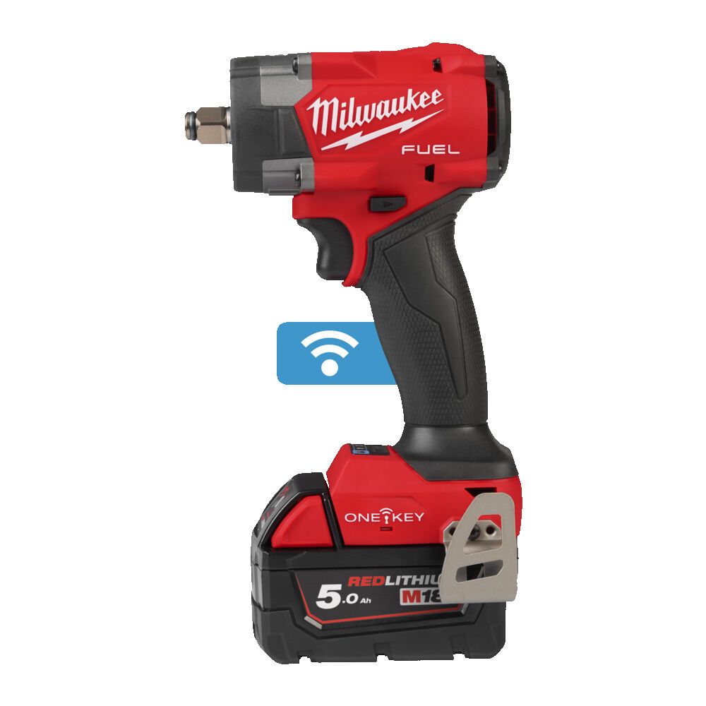 Гайковерт акумуляторний безщітковий TORQUE-SENSE 1/2'' MILWAUKEE, M18 ONEFIW2FC12-0X, 67-203Нм (каркас, кліпса для реміня Dкейс) (4933493412)