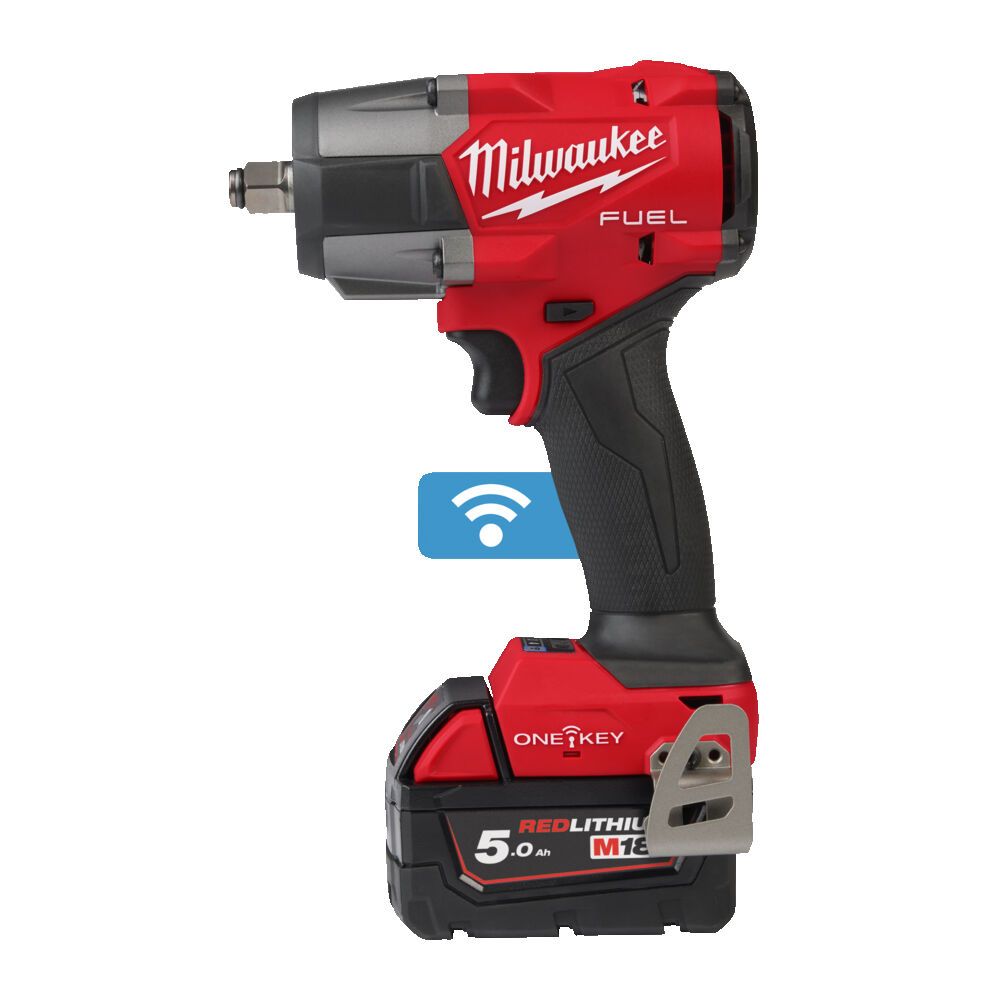 Гайковерт акумуляторний безщітковий TORQUE-SENSE 1/2'' MILWAUKEE, M18 ONEFMTIW2FC12-0X, 67-338Нм (каркас, кліпса для реміня, HDк (4933493413)