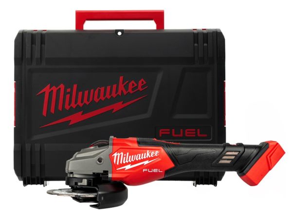 Шліфмашина кутова - болгарка акумуляторна безщіткова MILWAUKEE, M18 FHSAG125XB2-0X, діаметр 125мм (каркас, антивібраційна бічна (4933493415)
