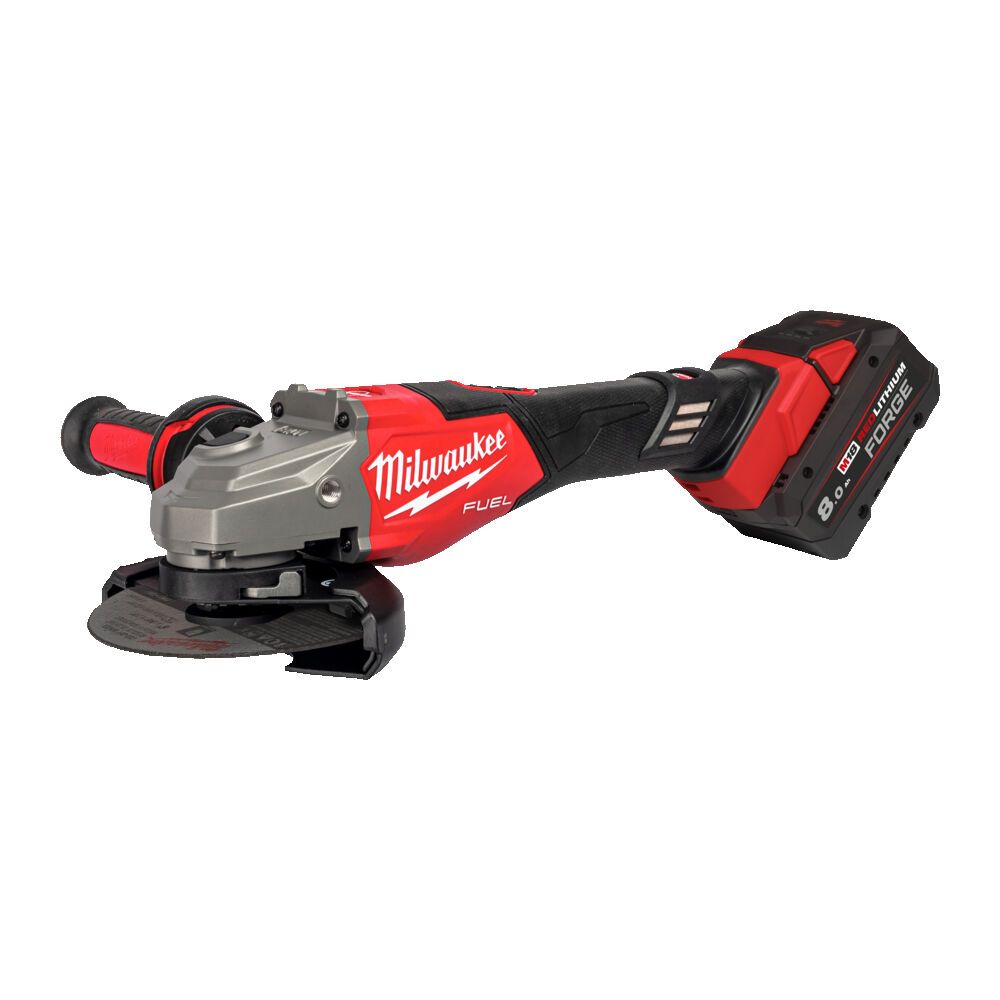 Шліфмашина кутова - болгарка акумуляторна безщіткова MILWAUKEE, M18 FHSAG125XB2-802X, діаметр 125мм (зарядний пристрій M12-18 FC (4933493416)