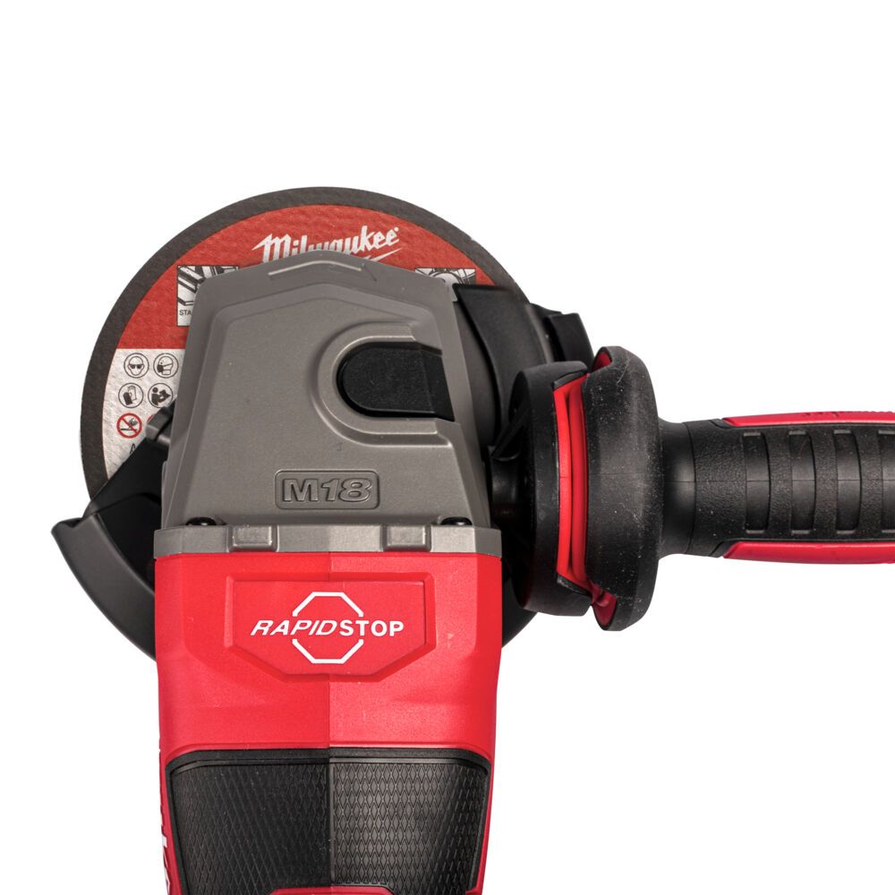 Шліфмашина кутова - болгарка акумуляторна безщіткова MILWAUKEE, M18 FHSAG125XB2-802X, діаметр 125мм (зарядний пристрій M12-18 FC (4933493416)