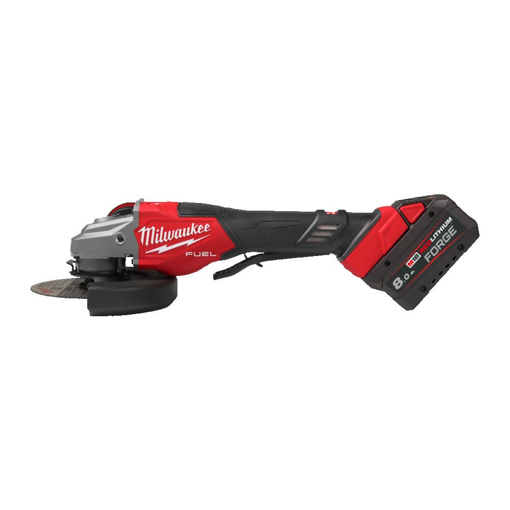 Шліфмашина кутова - болгарка акумуляторна безщіткова MILWAUKEE, M18 FHSAG125XPDB2-802X, діаметр 125мм (зарядний пристрій М12-18 (4933493418)