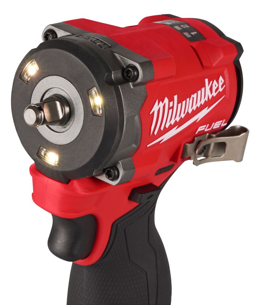 Гайковерт акумуляторний безщітковий 3/8'' MILWAUKEE, M12 FCIWF38G3-502X, 745Нм, з кільцем (зарядний пристрій С12 С, 2 акумулятор (4933493452)