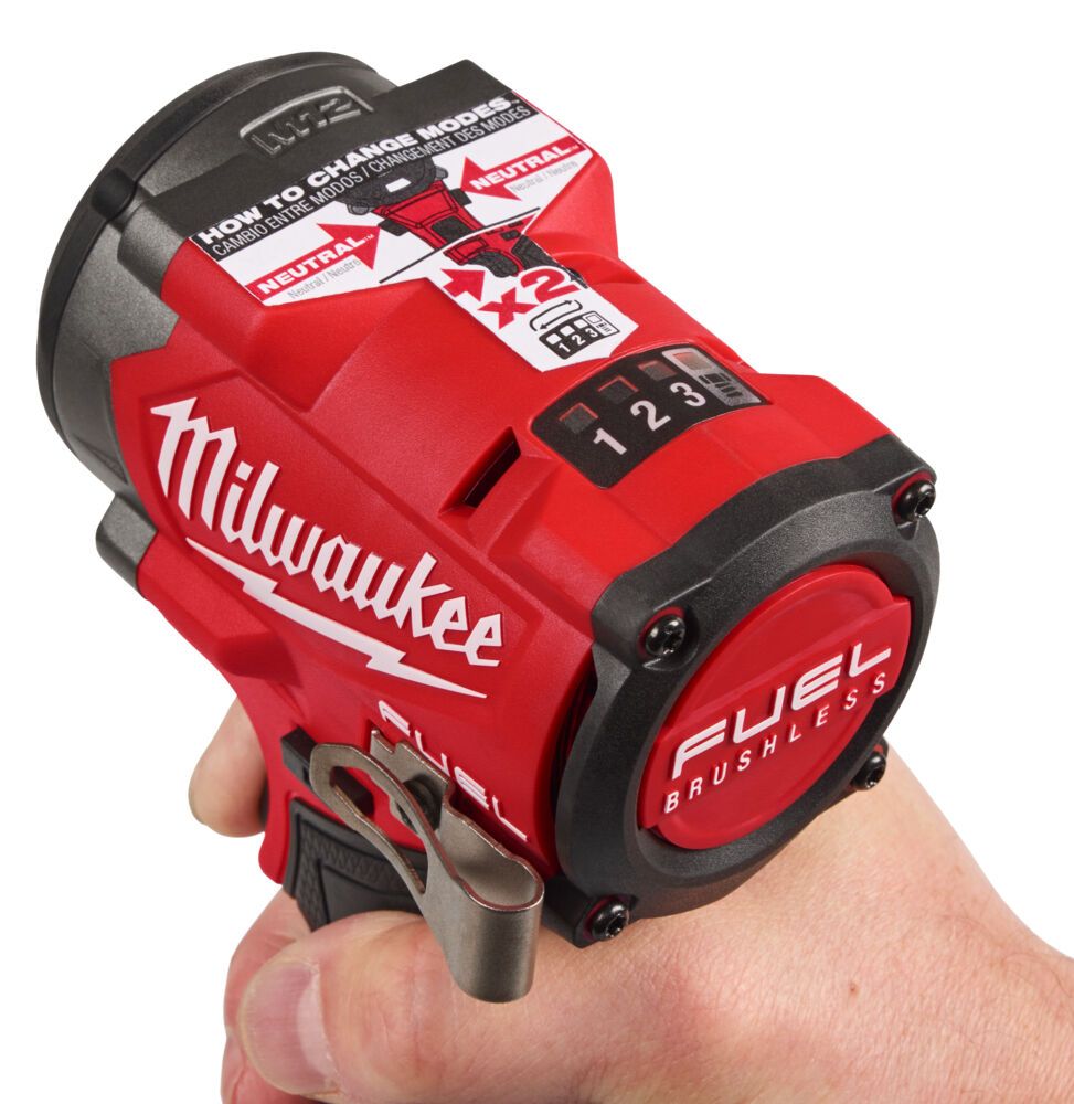 Гайковерт акумуляторний безщітковий 3/8'' MILWAUKEE, M12 FCIWF38G3-502X, 745Нм, з кільцем (зарядний пристрій С12 С, 2 акумулятор (4933493452)