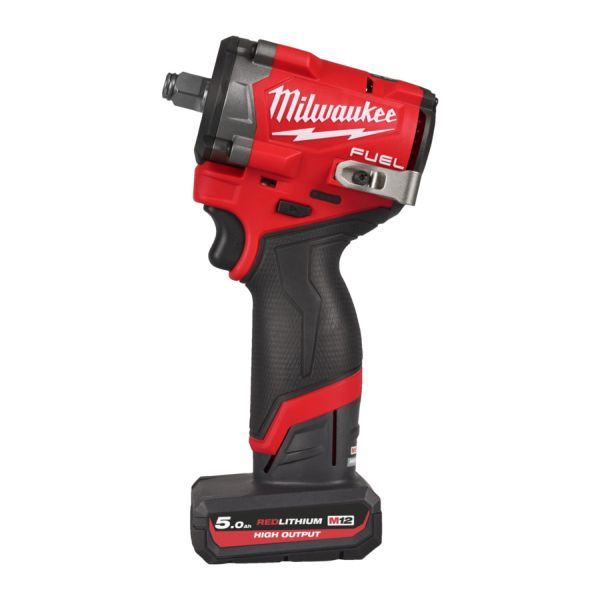 ГГайковерт акумуляторний безщітковий 1/2'' MILWAUKEE, M12 FCIWF12G3-502X, 746Нм, з кільцем (зарядний пристрій С12 С, 2 акумулято (4933493455)