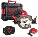 Пила дискова ручна акумуляторна MILWAUKEE, M18 FCS66GR3-121C, діаметр 190мм (зарядное устройство М12-18 FC, 1 аккумулятор М18 FB (4933493492)