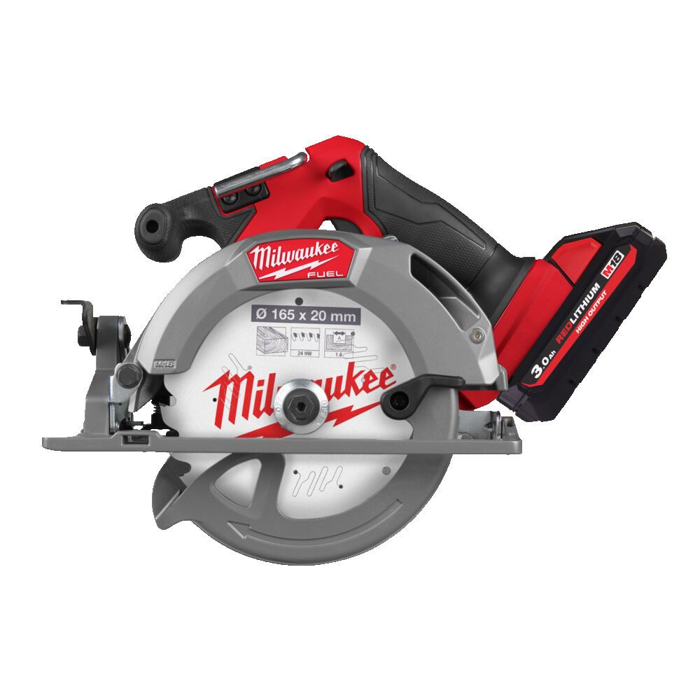 Пила дискова ручна акумуляторна MILWAUKEE, M18 FCS552-302X, діаметр 165мм (зарядний пристрій М12-18 FC, 2 акумулятори М18 НВ3 3А (4933493589)