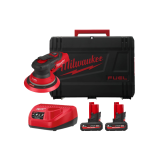 Шліфмашина ексцентрикова акумуляторна безщіткова MILWAUKEE M12 FROS5-502X, діаметр150мм (зарядний пристрій С12 С, 2 акумулятори (4933493651)
