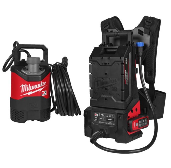 Насос заглибний (помпа) акумуляторний MILWAUKEE MXF SMP2-802 (ЗП+2ак.Х8Аг) (4933498163)