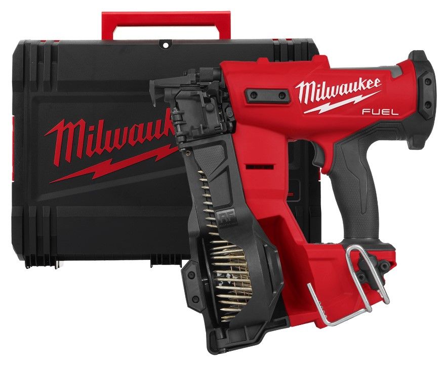 Пістолет цвяхозабивний акумуляторний безщітковий MILWAUKEE, M18 FRCN45-0X, 19-45мм (каркас, HDкейс) (4933498168)
