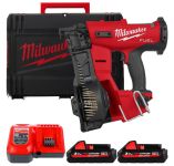 Пістолет цвяхозабивний акумуляторний безщітковий MILWAUKEE M18 FRCN45-302X (зарядний пристрій M12-18 FC, 2 акумулятори М18 НВ3 3 (4933498169)