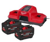 Енергокомплект Li-Ion MILWAUKEE. M18 FORGENRG-122DBSC (зарядний пристрій M18 DBSC, 2 акумулятори М18 FB12 12Аг, картонне пакуван (4933498614)