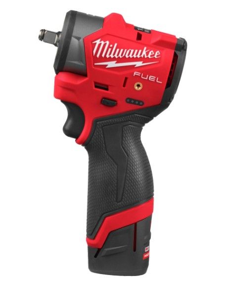 Гайковерт акумуляторний безщітковий 3/8'' MILWAUKEE, M12 FSCIWF38-252X, 305Нм, з кільцем (зарядний пристрій С12 С, 2 акумулятори (4933498970)
