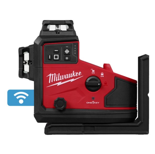 Нівелир лазерний акумуляторний 3D MILWAUKEE M12 A3PLO-0  (360?, зелений промінь) (4933499001)