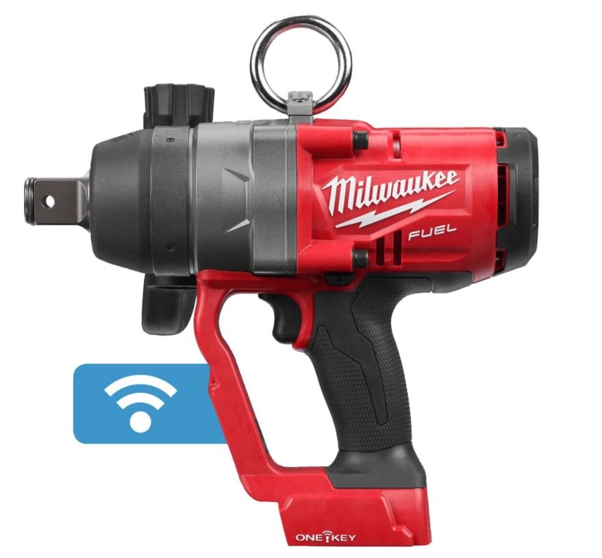 Гайковерт акумуляторний безщітковий 1'' MILWAUKEE, M18 ONEFHIWF1-0, 2400Нм, з кільцем (каркас, картонне пакування) (4933499162)