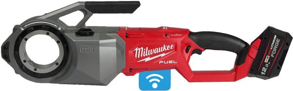 Інструмент різьбонарізний акумуляторний безщітковий MILWAUKEE M18 FPT2-121C (зарядний пристрій M12-18 FC, 1 акумулятор FB12 12Аг (4933499200)