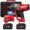 Гайковерт акумуляторный безщітковий 1'' MILWAUKEE, M18 ONEFHIWF1-802X, 2400Нм (зарядний пристрій M12-18 FC, 2 акумулятори M18 FB (4933499254)