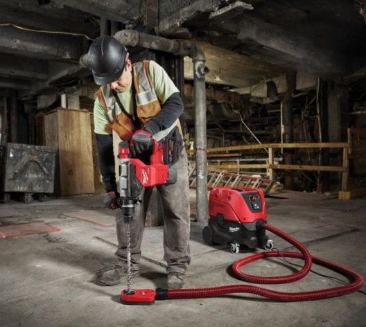 Перфоратор акумуляторний SDS-MAX MILWAUKEE, M18 FHM-121C, 11Дж (зарядний пристрій M12-18 FC, 1 акумулятор М18 FB12 12Аг, кейс) (4933499269)