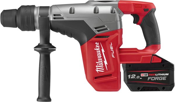 Перфоратор акумуляторний безщітковий SDS-MAX  MILWAUKEE, M18 CHM-121C (зарядний пристрій M12-18 FC, 1  акумулятор FB12 12Аг, кей (4933499271)