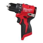 Дриль-шуруповерт акумуляторний безщітковий MILWAUKEE, M12 BLDDRC-0, 40Нм (каркас, кліпса для ременя, картонне пакування) (4933499683)