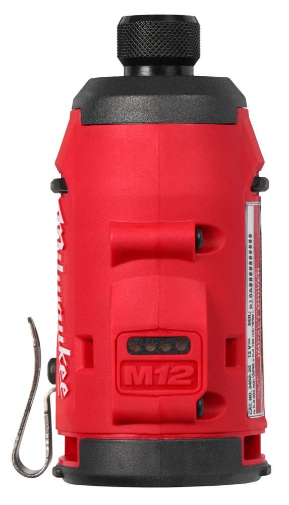 Шуруповерт ударний акумуляторний безщітковий 1/4'' HEX MILWAUKEE, M12 BLIDRC-202C, 124Нм (зарядний пристрій С12 С, 2 акумулятори (4933499690)