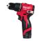 Дриль-шуруповерт з ударом акумуляторний безщітковий MILWAUKEE, M12 BLPDRC-202С, 40Нм (зарядний пристрій С12 С, 2 акумулятори М12 (4933500422)