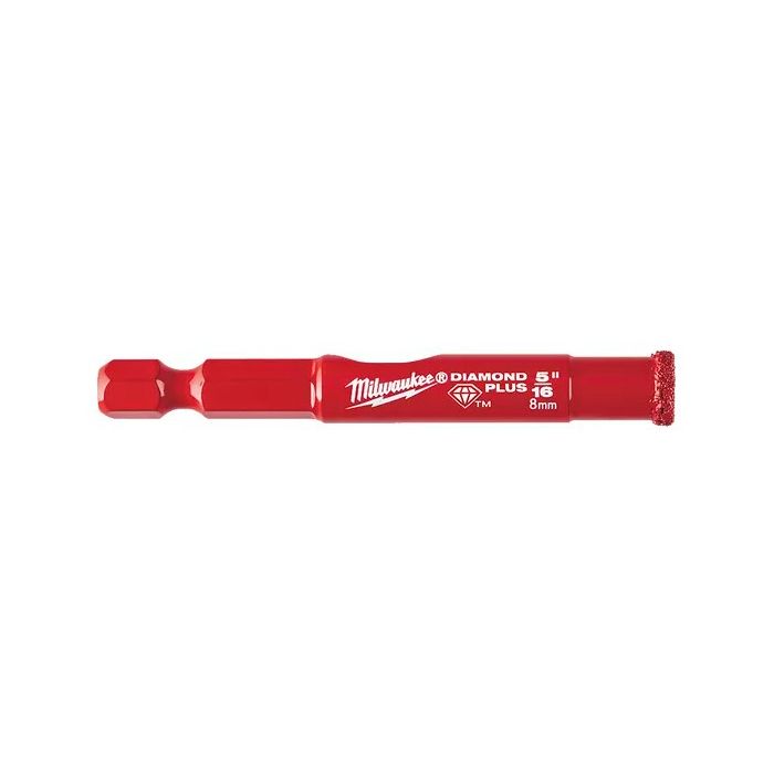 Коронка алмазна Diamond Plus MILWAUKEE, діаметр 8 мм (з хвостовиком) (49560507)