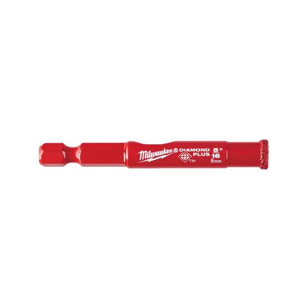 Коронка алмазна Diamond Plus MILWAUKEE, діаметр 8 мм (з хвостовиком) (49560507)