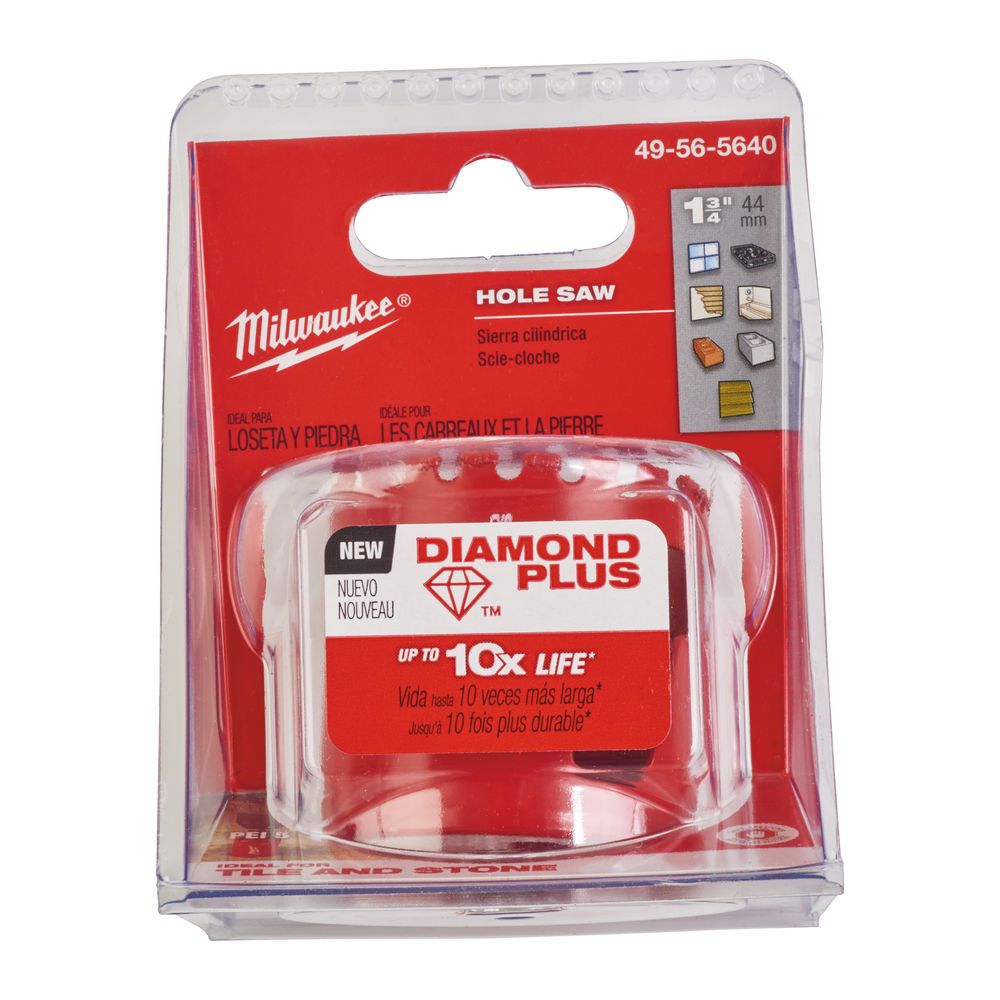 Биметаллическая коронка Milwaukee Diamond Plus 44 мм (49565640)
