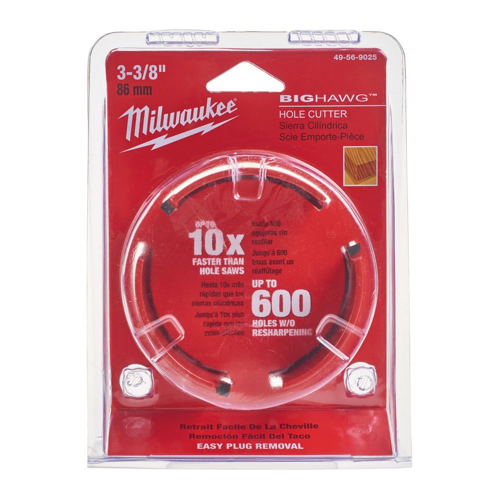 Коронка по дереву MILWAUKEE BIGHAW діаметр 86мм (49569025)