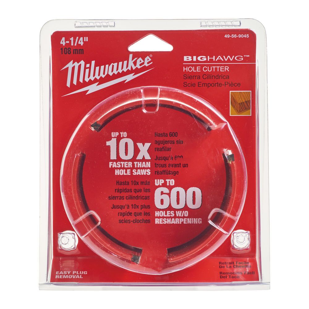 Коронка по дереву MILWAUKEE BIGHAW діаметр 108мм (49569045)