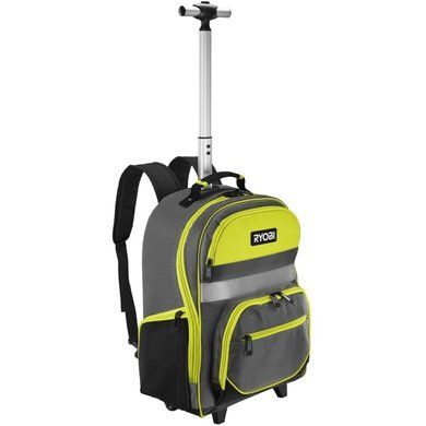 Рюкзак для інструменту RYOBI RSSBP2, 25л, на коліщатках, телескопічне руків'я, поліестер 600D (5132005344)