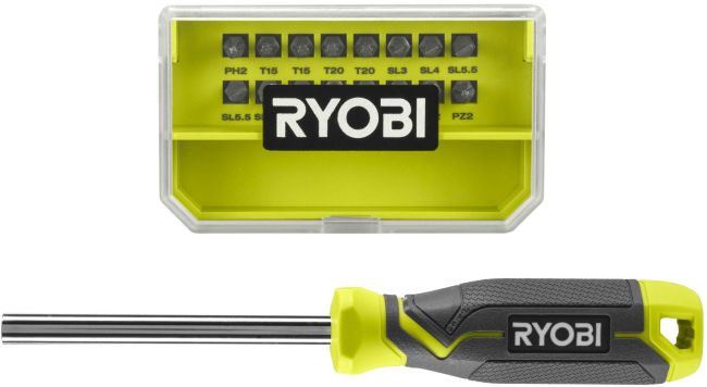 Набір викруток 17 предметів RHSDM1701 RYOBI (5132006050)