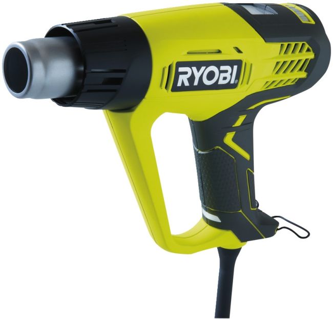 Фен будівельний Ryobi EHG2020LCD 2000Вт 50-650 С 250/500л хв LCD дисплей 0.8кг (5133001730)