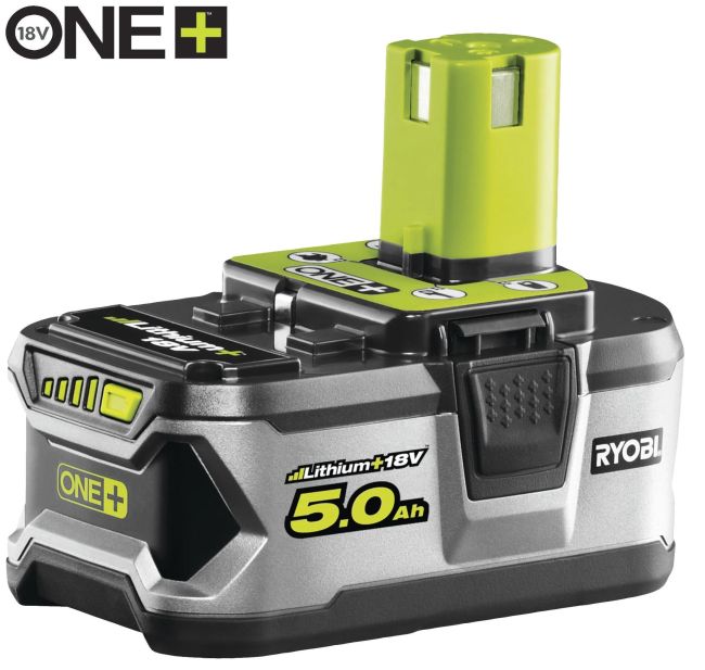 Акумулятор Ryobi ONE+ RB18L50 18В 5А год 0.7кг (5133002433)