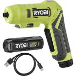 Викрутка акумуляторна RYOBI USB Lithium RSDP4-120G 4В (1акум.х2Аг) 5Нм, 200об/хв (5133005958)