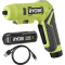 Викрутка акумуляторна RYOBI USB Lithium RSDP4-120G 4В (1акум.х2Аг) 5Нм, 200об/хв (5133005958)