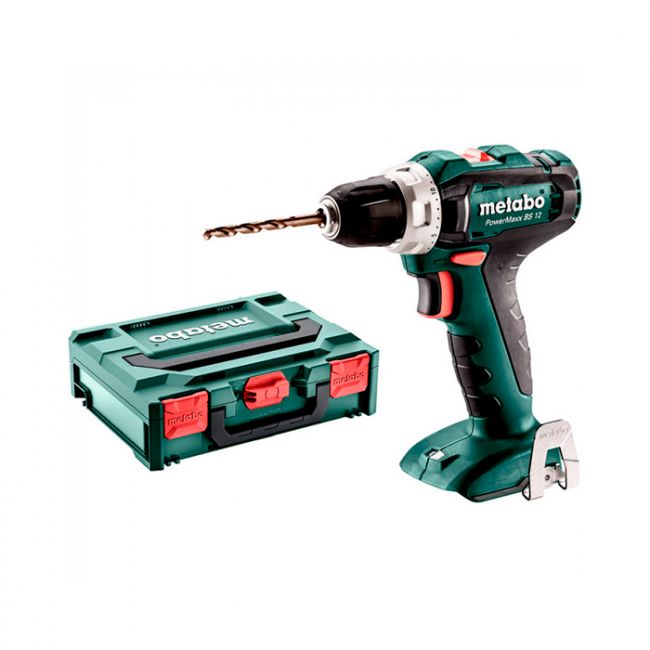 Акумуляторний шуруповерт Metabo PowerMaxx BS 12 каркас MetaBox (601036840)