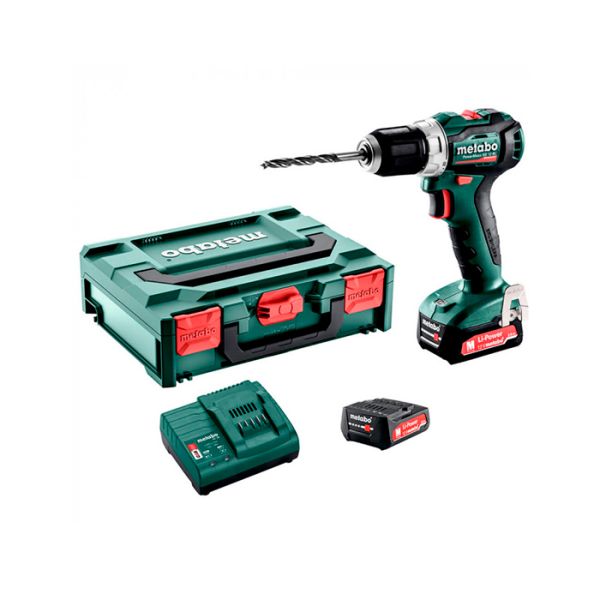 Акумуляторний шуруповерт Metabo POWERMAXX BS 12 BL , 2 акб 12 В Li-Power 2.0 Ah, з/п, кейс (601038500)