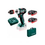 Акумуляторний шуруповерт Metabo POWERMAXX BS 12 BL Q, 2 акб 12 В LiHD 4.0 Ah, з/п, кейс (601039800)