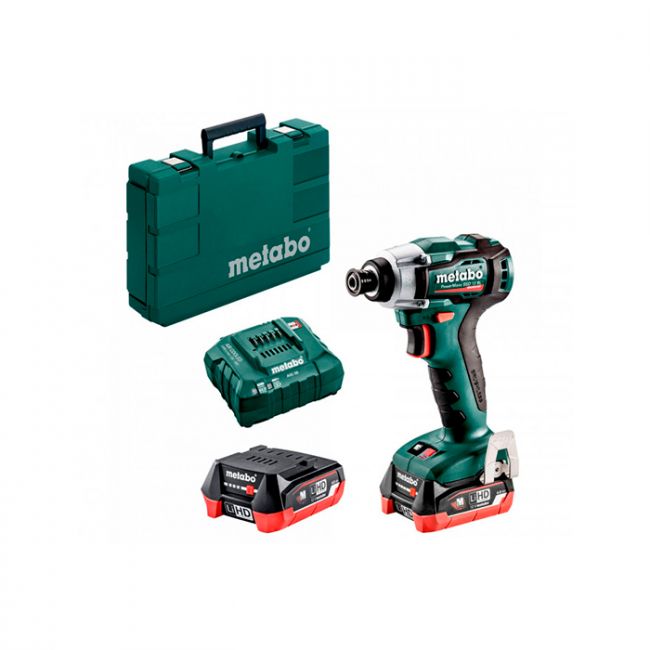 Акумуляторний ударний гайковер Metabo PowerMaxx SSD 12 BL LiHD 2x4.0 Аг (601115800)