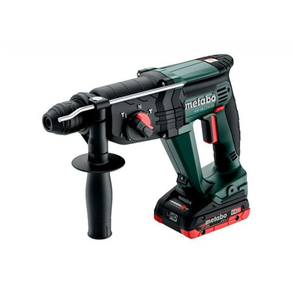 Акумуляторний перфоратор Metabo KH 18 LTX 24 LiHD 2x4.0 Аг (601712800)