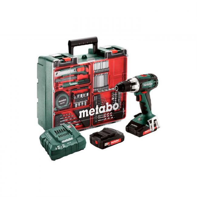 Акумуляторний шуруповерт Metabo BS 18 LT Mobile Workshop (602102600)