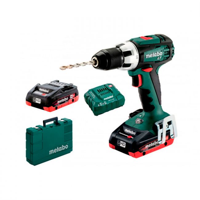Акумуляторний шуруповерт Metabo BS 18 LT LiHD 2x4.0 Аг (602102800)