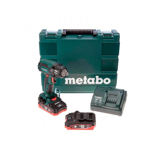 Акумуляторний ударний гайковерт Metabo SSW 18 LTX 400 BL 5,2 Аг (602205650)