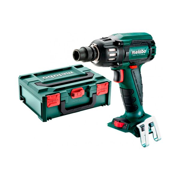 Акумуляторний ударний гайковерт Metabo SSW 18 LTX 400 BL каркас MetaBox (602205840)