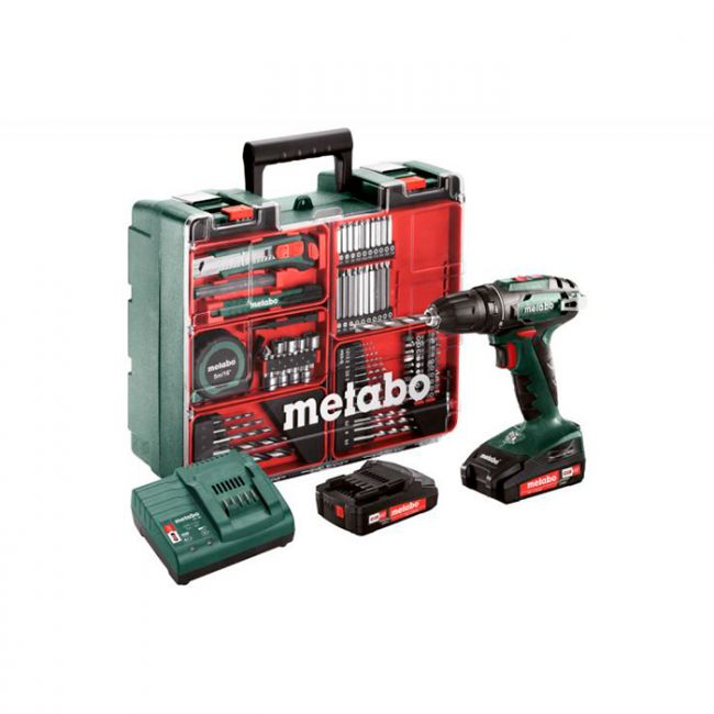 Акумуляторний шуруповерт Metabo BS 18 Mobile Workshop (602207880)